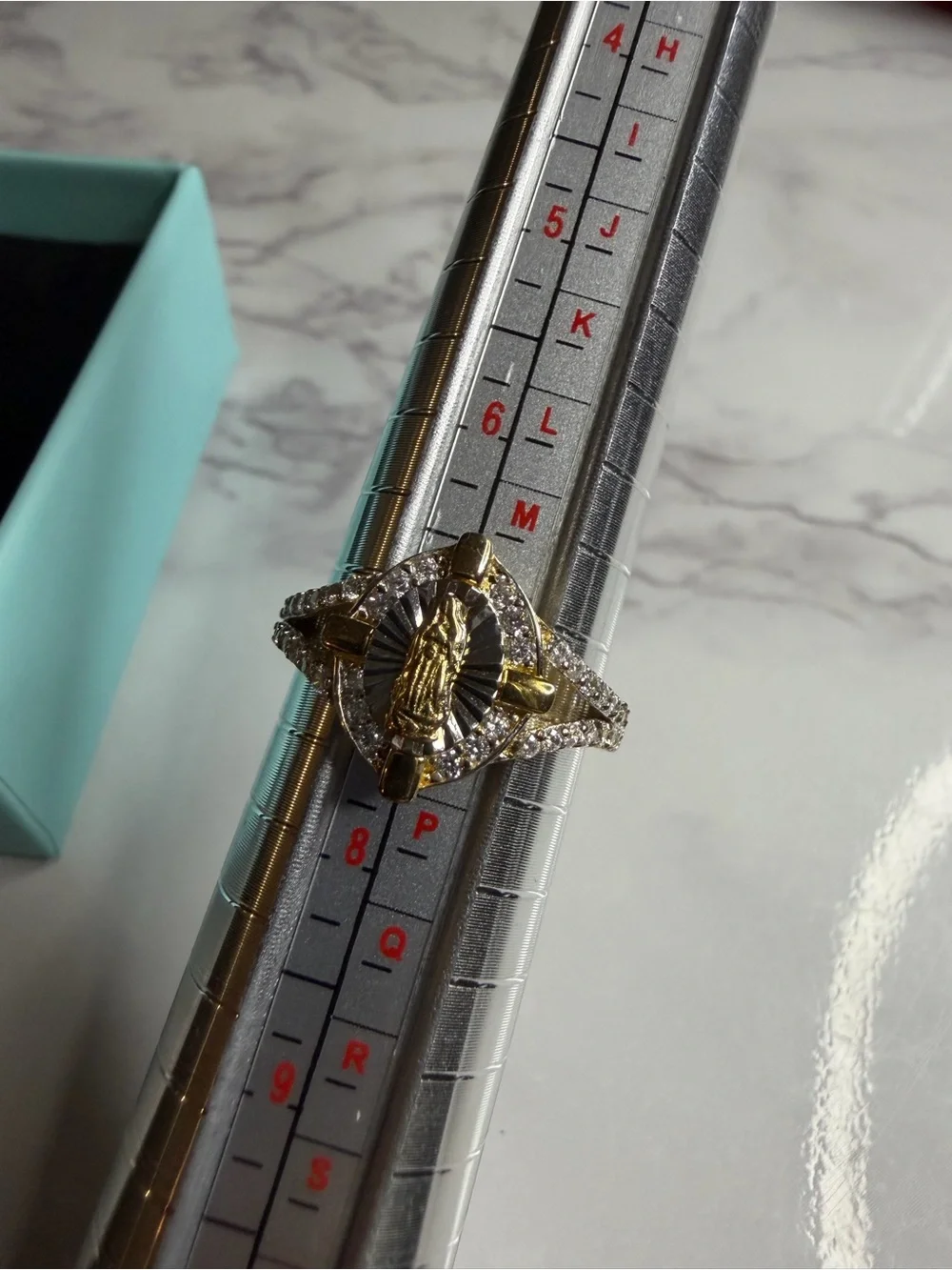 Virgin Mary Ring Size 7